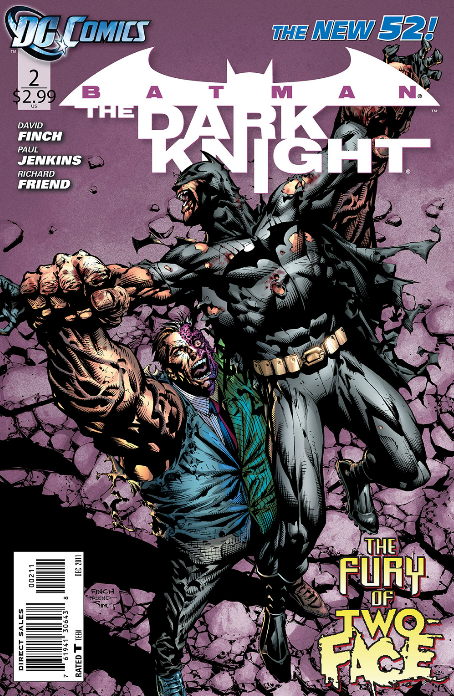 DC Comics New 52 - Batman: The Dark Knight #2 (2011) written by Paul Jenkins and drawn by David Finch.